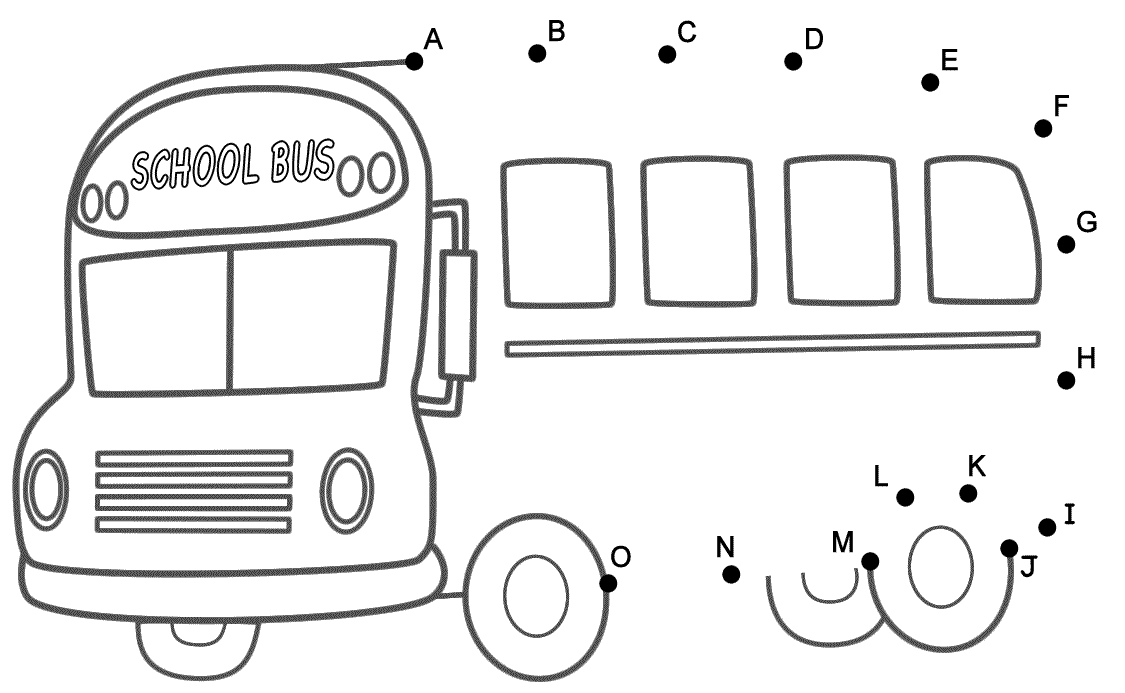 Back To School Dot To Dot Coloring Pages 9
