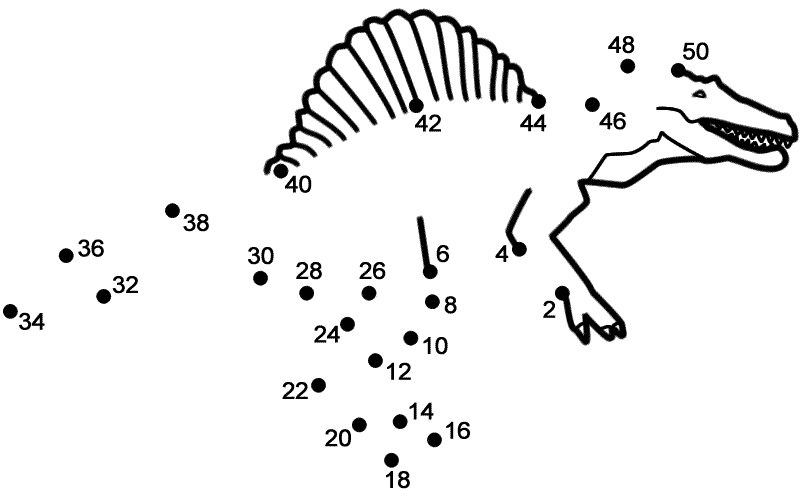 mad spinosaurus coloring pages - photo #42