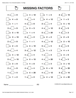grade 4 math worksheets horizontal multiplication