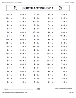 Image result for subtraction worksheets