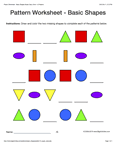 basic shapes 1-2 pattern
