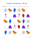 winter shapes 1-2-3 pattern