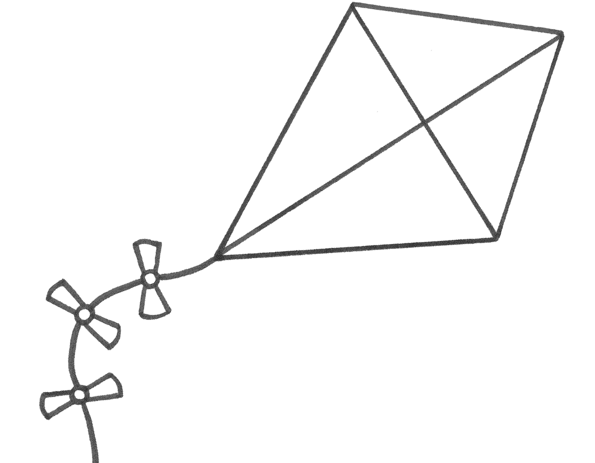 kite bow clip art - photo #9