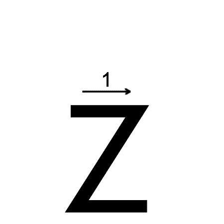lowercase z printing worksheet trace 3 print 3