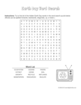 Earth Day - Word Searches